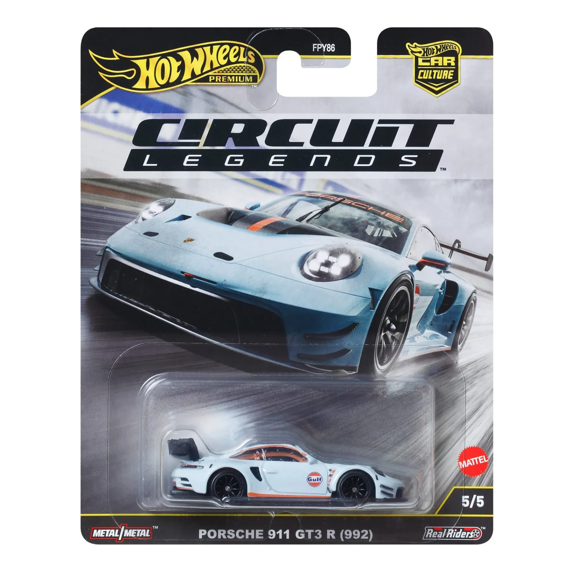 Hot Wheels Premium Car Culture Circuit Legends Porsche 911 GT3 R (992)