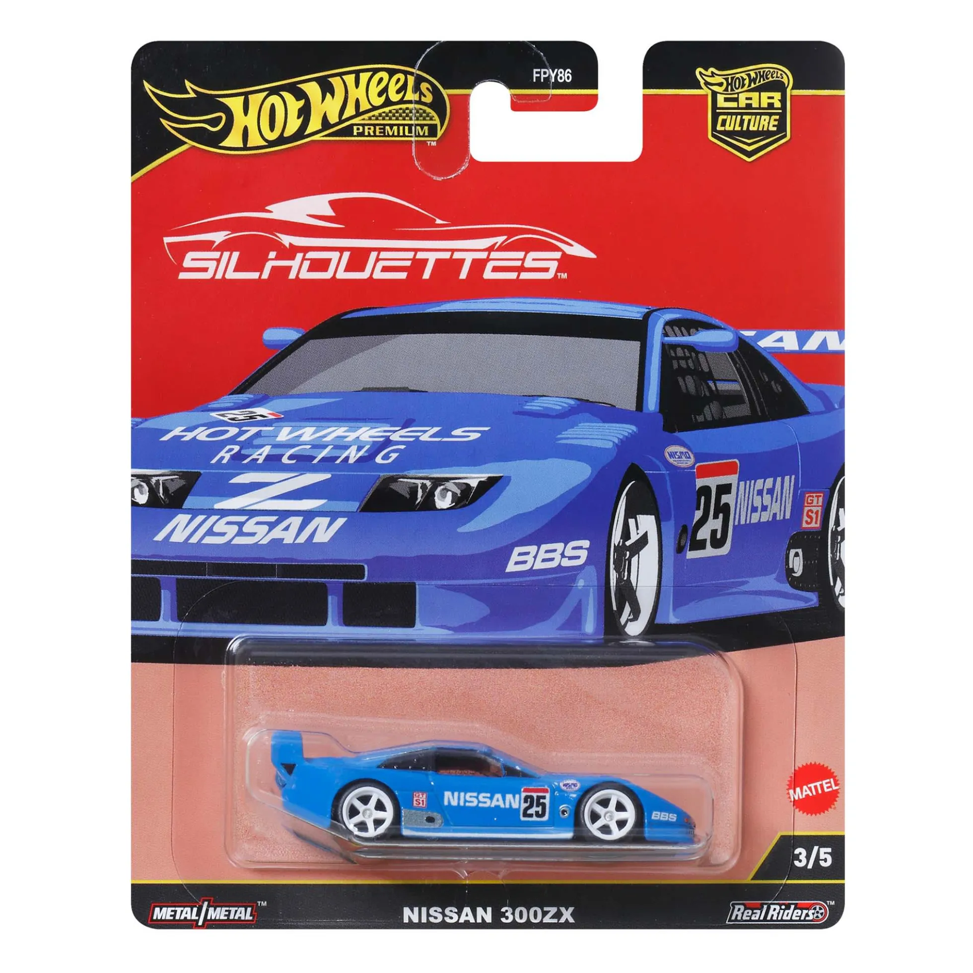Hot Wheels Premium Car Culture Silhouettes Nissan300ZX IMSA GTS