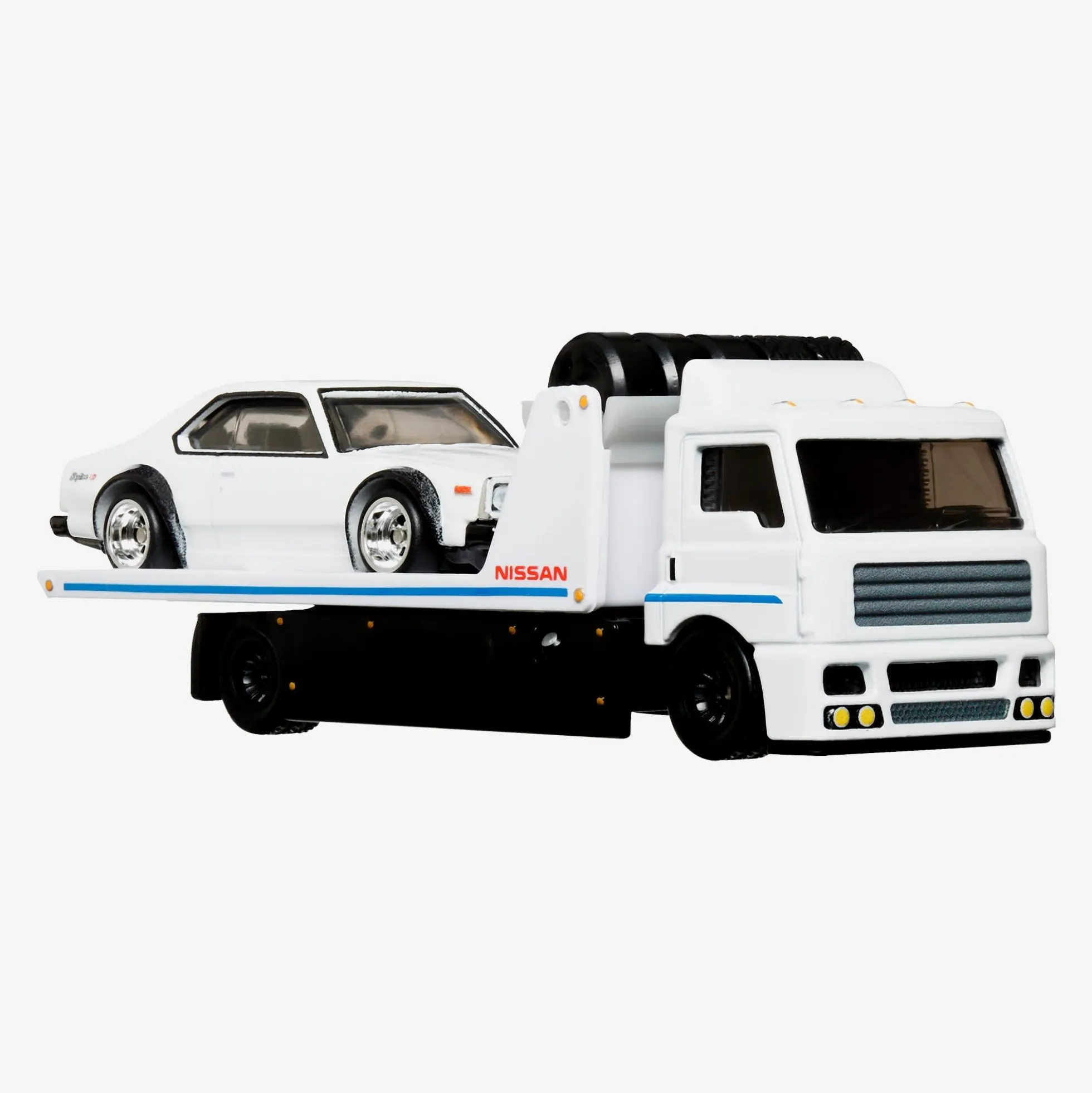 Hot Wheels Premium Collector Set, 3 Nissan Skyline Cars & 1 Transporter