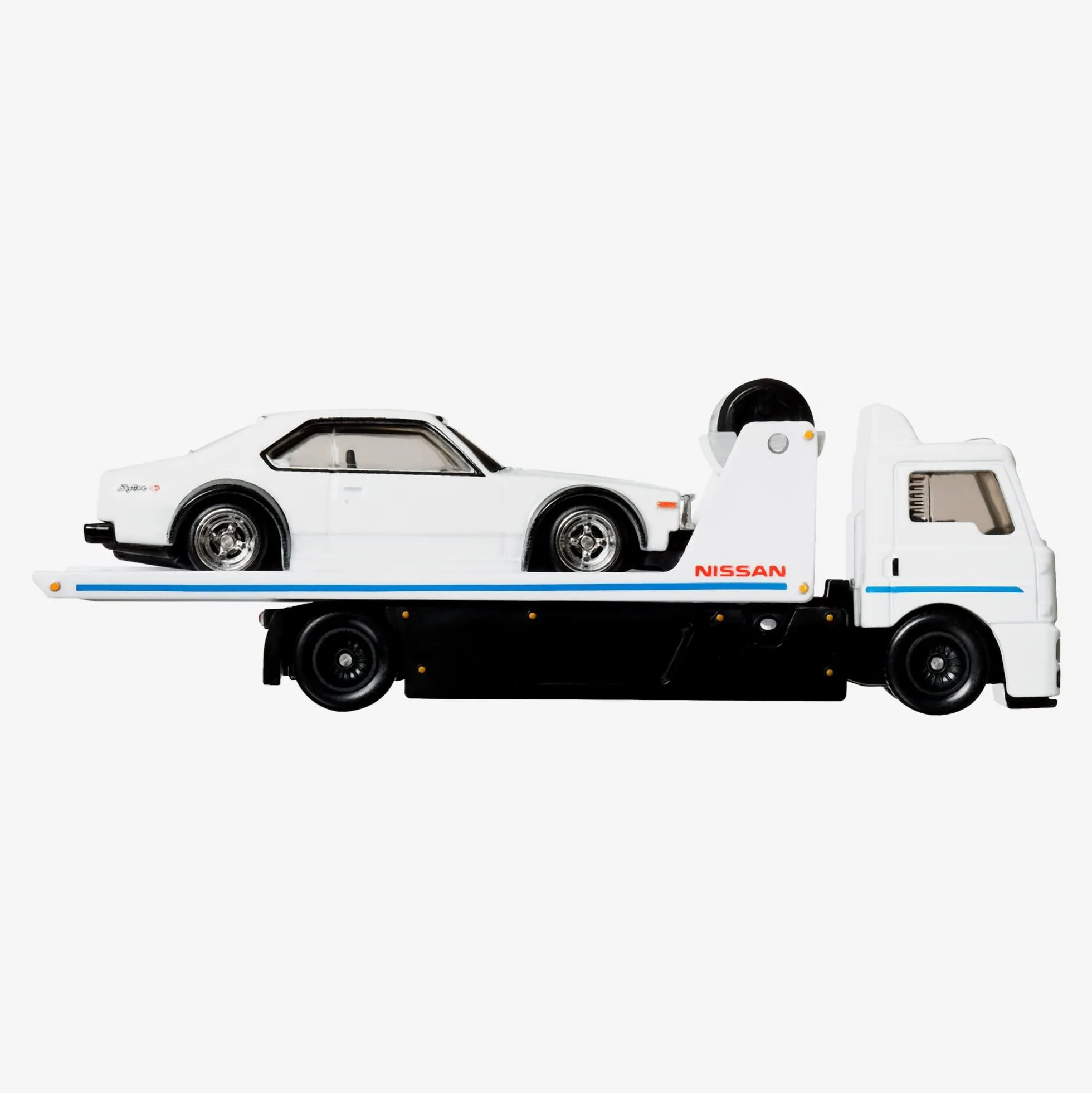 Hot Wheels Premium Collector Set, 3 Nissan Skyline Cars & 1 Transporter