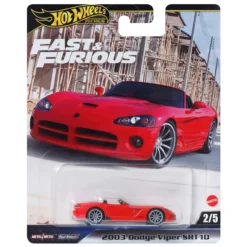 Hot Wheels Premium Fast & Furious 2003 Dodge Viper SRT 10