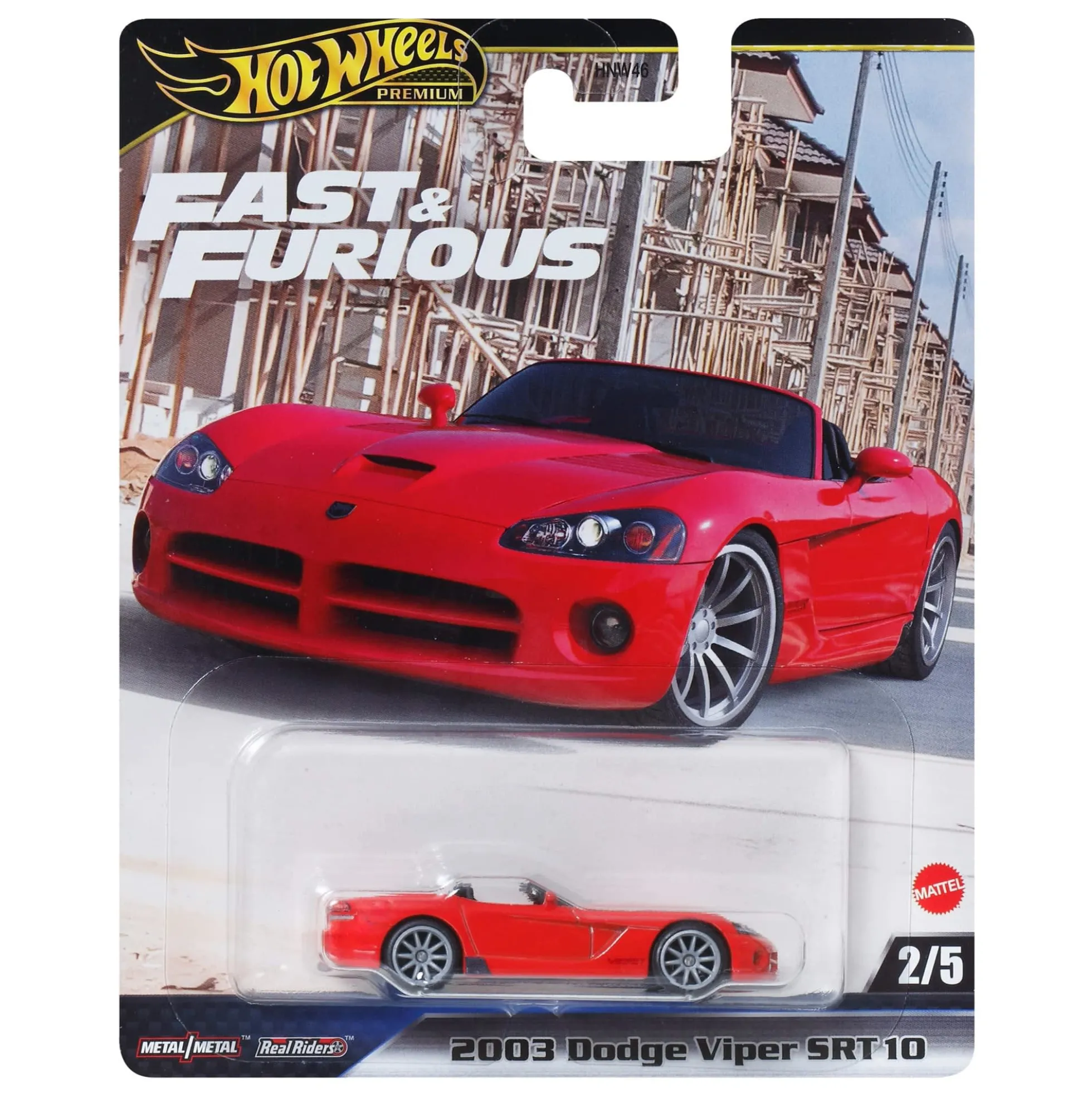 Hot Wheels Premium Fast & Furious 2003 Dodge Viper SRT 10