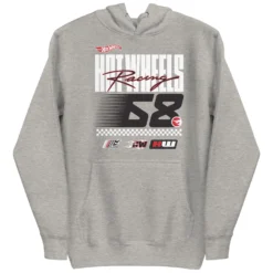 Hot Wheels Racing Grey Hoodie