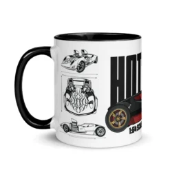 Hot Wheels Racing White Mug