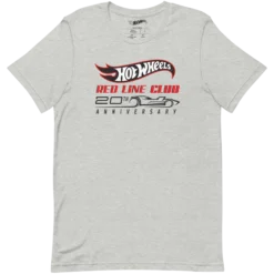Hot Wheels® Red Line Club® 20th Anniversary Silhouette Logo – Heather Grey Shirt
