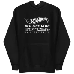 Hot Wheels® Red Line Club® 20th Anniversary Silhouette Logo Black Hoodie