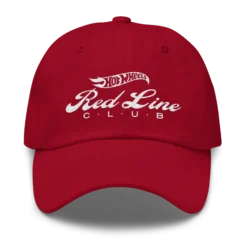 Hot Wheels® Red Line Club® 20th Anniversary Retro Logo Hat - Red