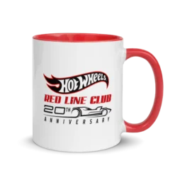 Hot Wheels® Red Line Club® 20th Anniversary Silhouette Logo Mug
