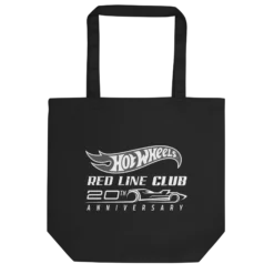 Hot Wheels® Red Line Club® 20th Anniversary Silhouette Logo Tote - Black