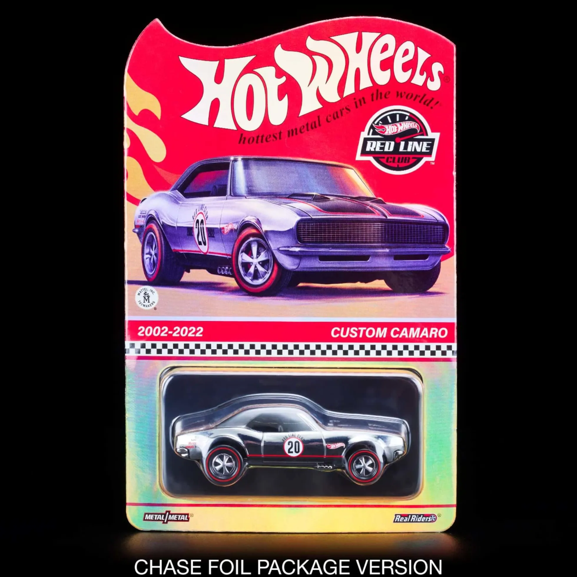 Hot Wheels RLC EXCLUSIVE CUSTOM CAMARO - RLC 20th ANNIVERSARY