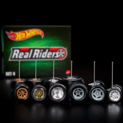 Hot Wheels RLC Exclusive Real Riders Wheels Pack – Set 4