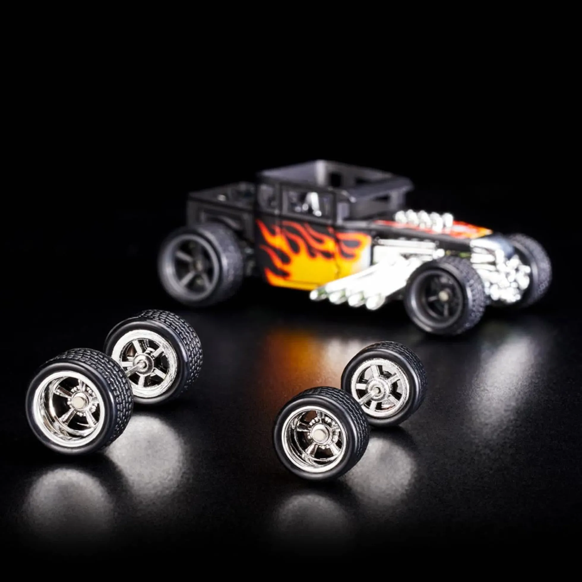 Hot Wheels RLC Exclusive Real Riders Wheels Pack - Set 1