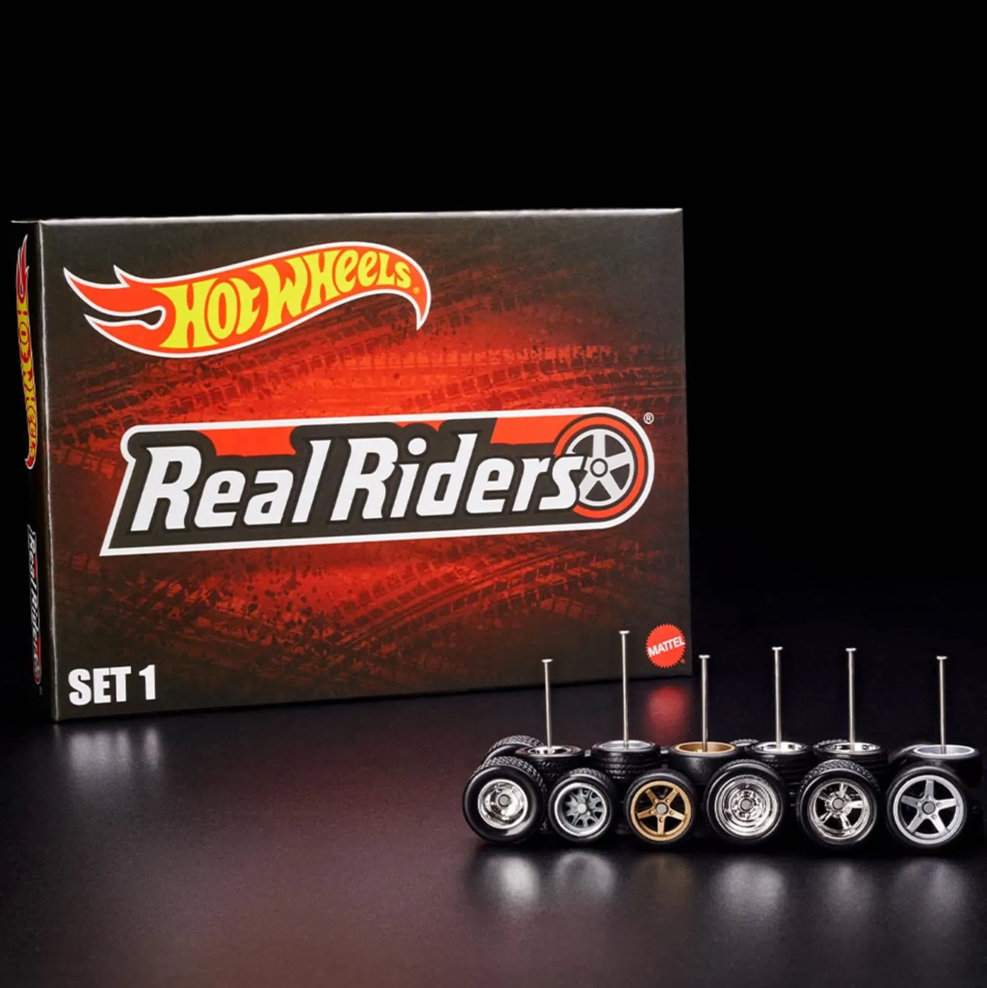 Hot Wheels RLC Exclusive Real Riders Wheels Pack - Set 1