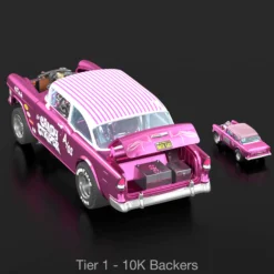 Hot Wheels RLC Exclusive 1:18 Scale ‘55 Chevy Bel Air Gasser “Candy Striper” - Crowdfund