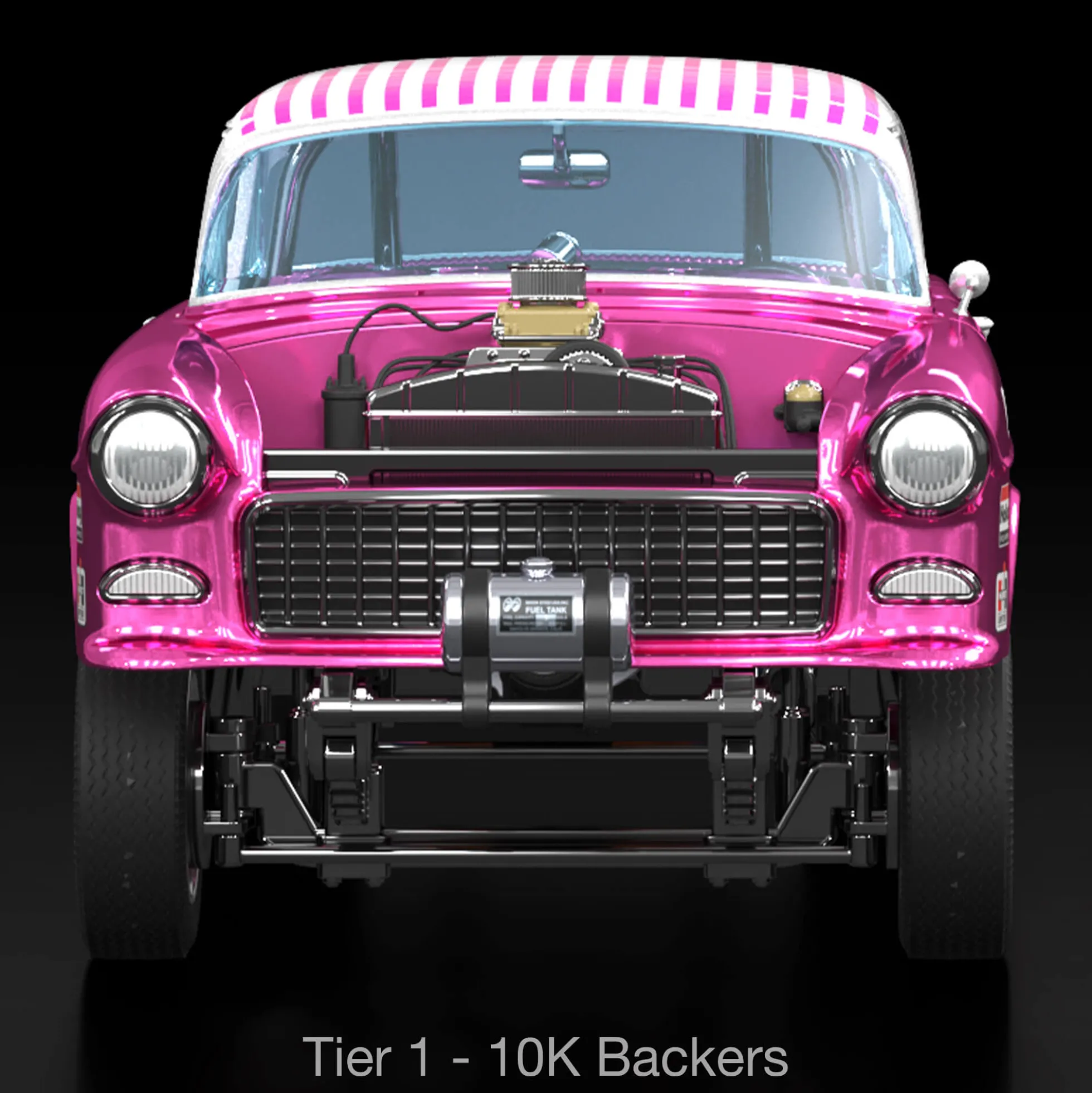Hot Wheels RLC Exclusive 1:18 Scale ‘55 Chevy Bel Air Gasser “Candy Striper” - Crowdfund