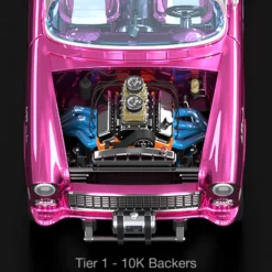 Hot Wheels RLC Exclusive 1:18 Scale ‘55 Chevy Bel Air Gasser “Candy Striper” - Crowdfund