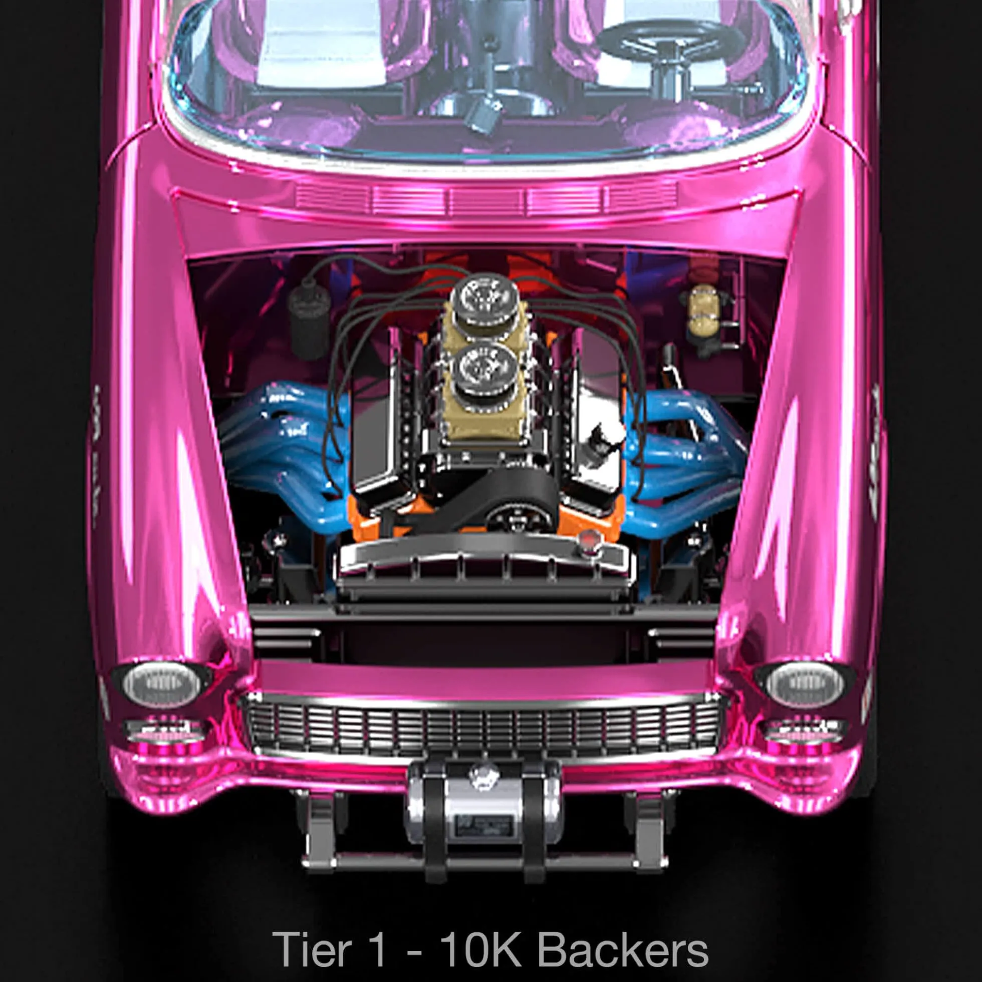 Hot Wheels RLC Exclusive 1:18 Scale ‘55 Chevy Bel Air Gasser “Candy Striper” - Crowdfund