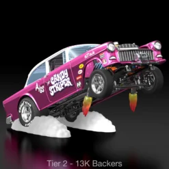Hot Wheels RLC Exclusive 1:18 Scale ‘55 Chevy Bel Air Gasser “Candy Striper” - Crowdfund