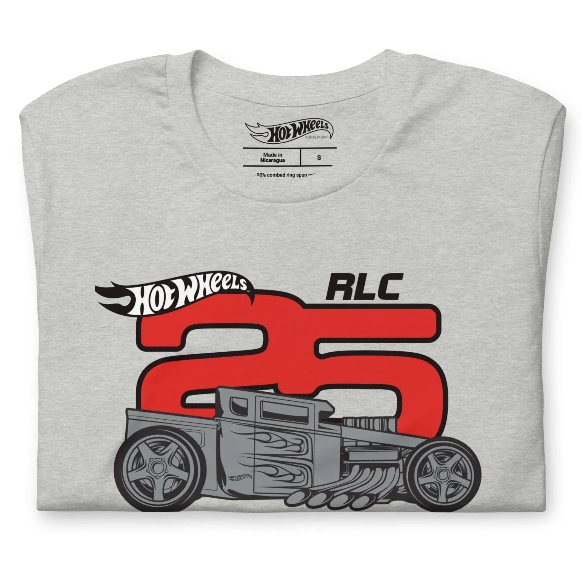 Hot Wheels 2025 RLC Membership Grey T-Shirt