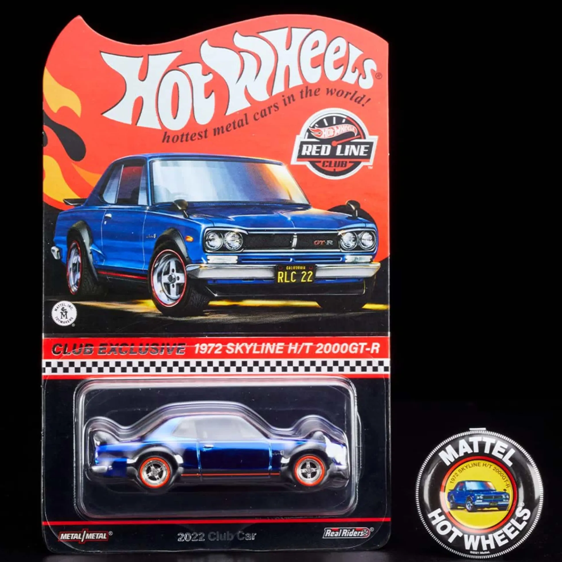 Hot Wheels 2022 RLC Membership ’72 Nissan Skyline H/T 2000 GT-R