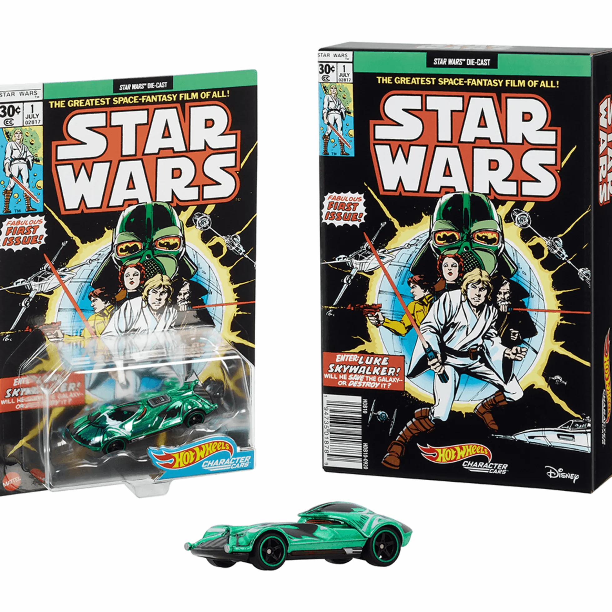 HOT WHEELS STAR WARS Green DARTH VADER