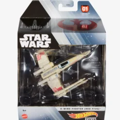Hot Wheels Star Wars Starships Select X-wing Fighter (Red Five)