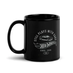 Hot Wheels Still Plays with Hot Wheels Cars Black Mug
