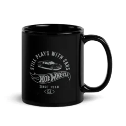 Hot Wheels Still Plays with Hot Wheels Cars Black Mug