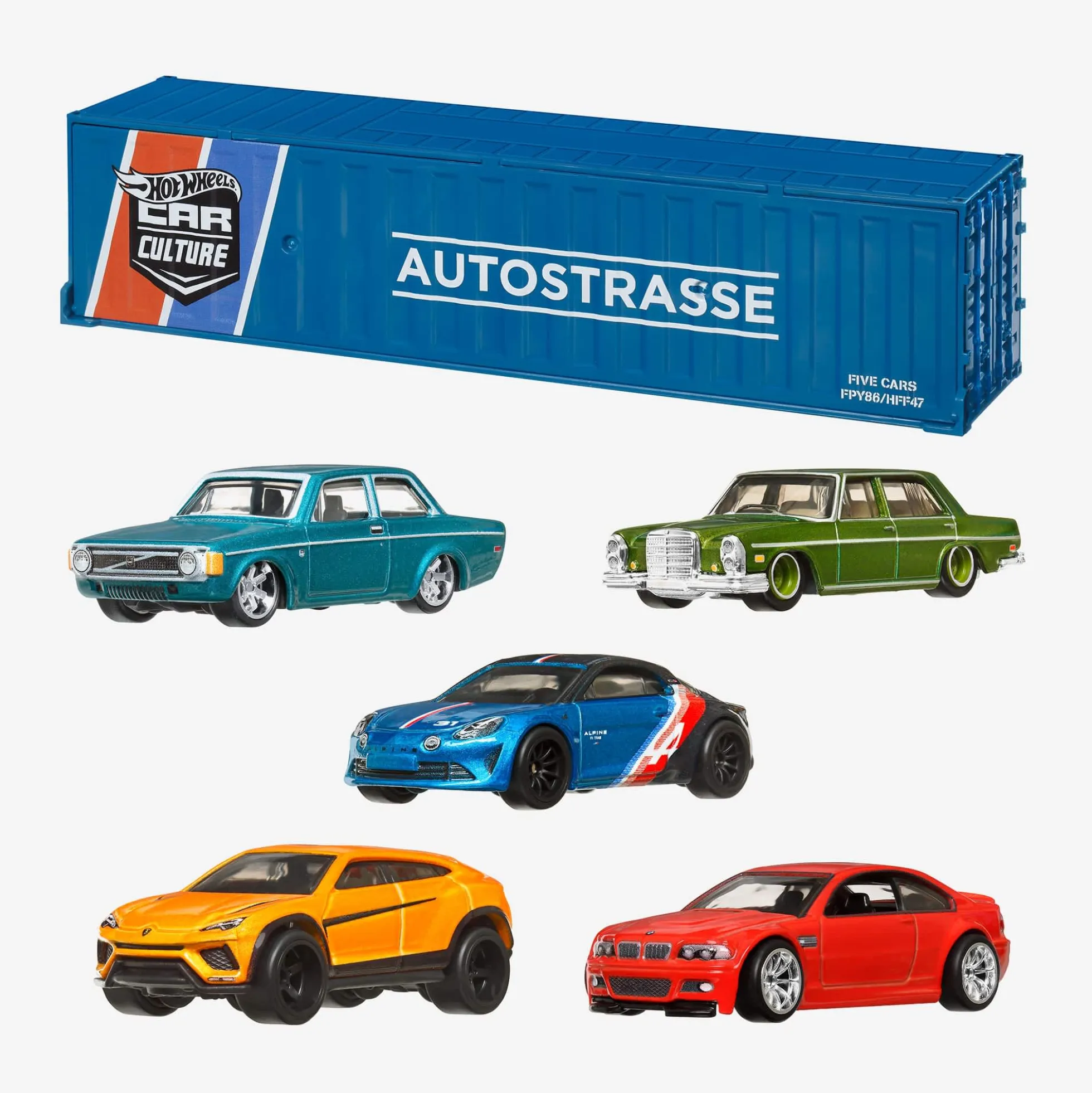 Hot Wheels Strasse, Autobahn, Autostrasse Container Set