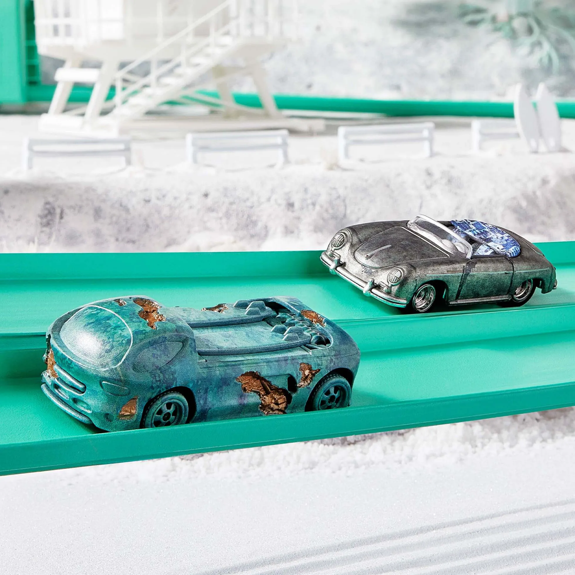 Hot Wheels x Daniel Arsham Complete Car and Rally Case Set