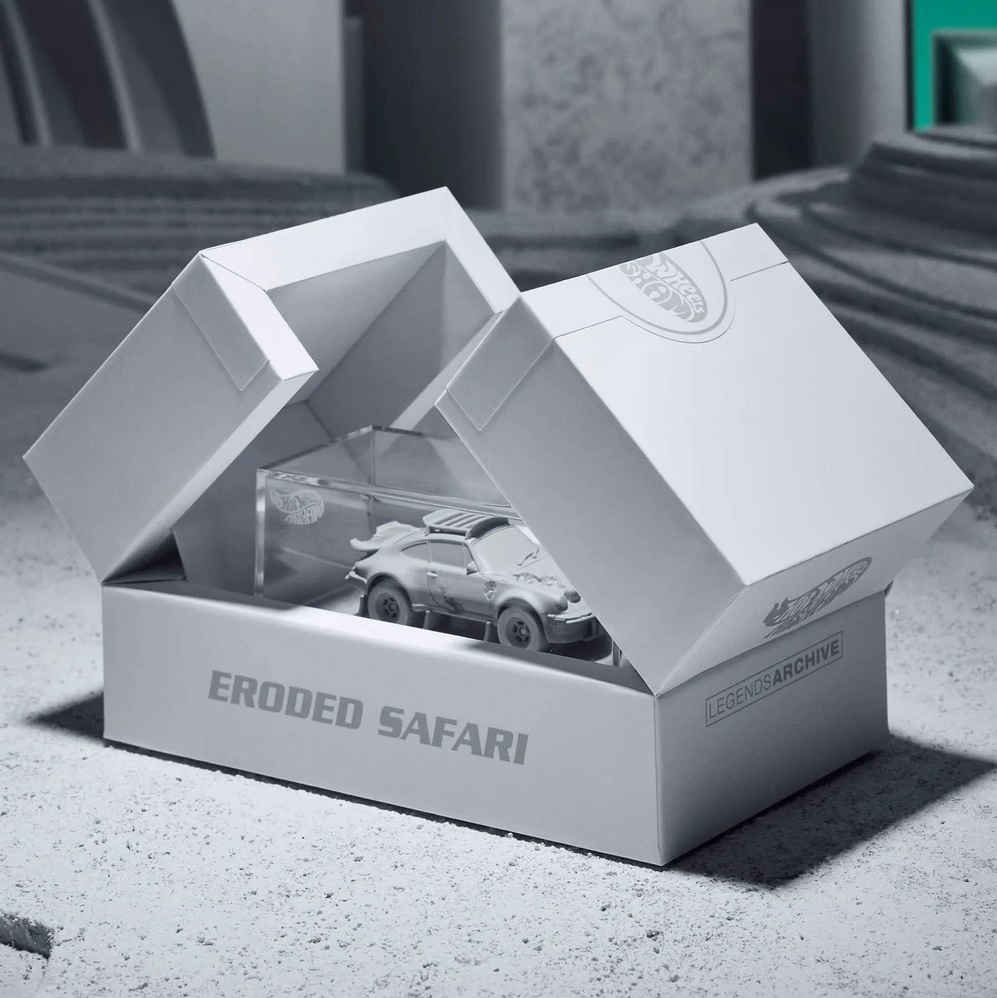 Hot Wheels x Daniel Arsham Eroded Porsche Safari