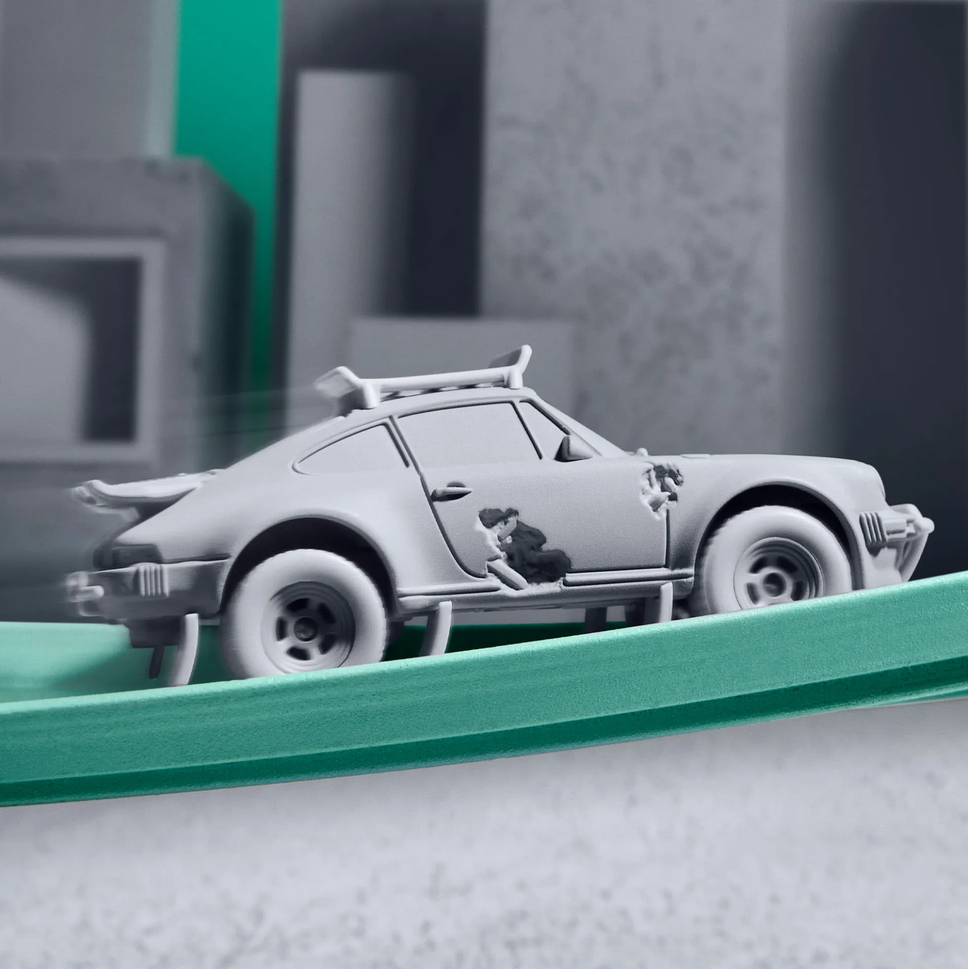 Hot Wheels x Daniel Arsham Eroded Porsche Safari