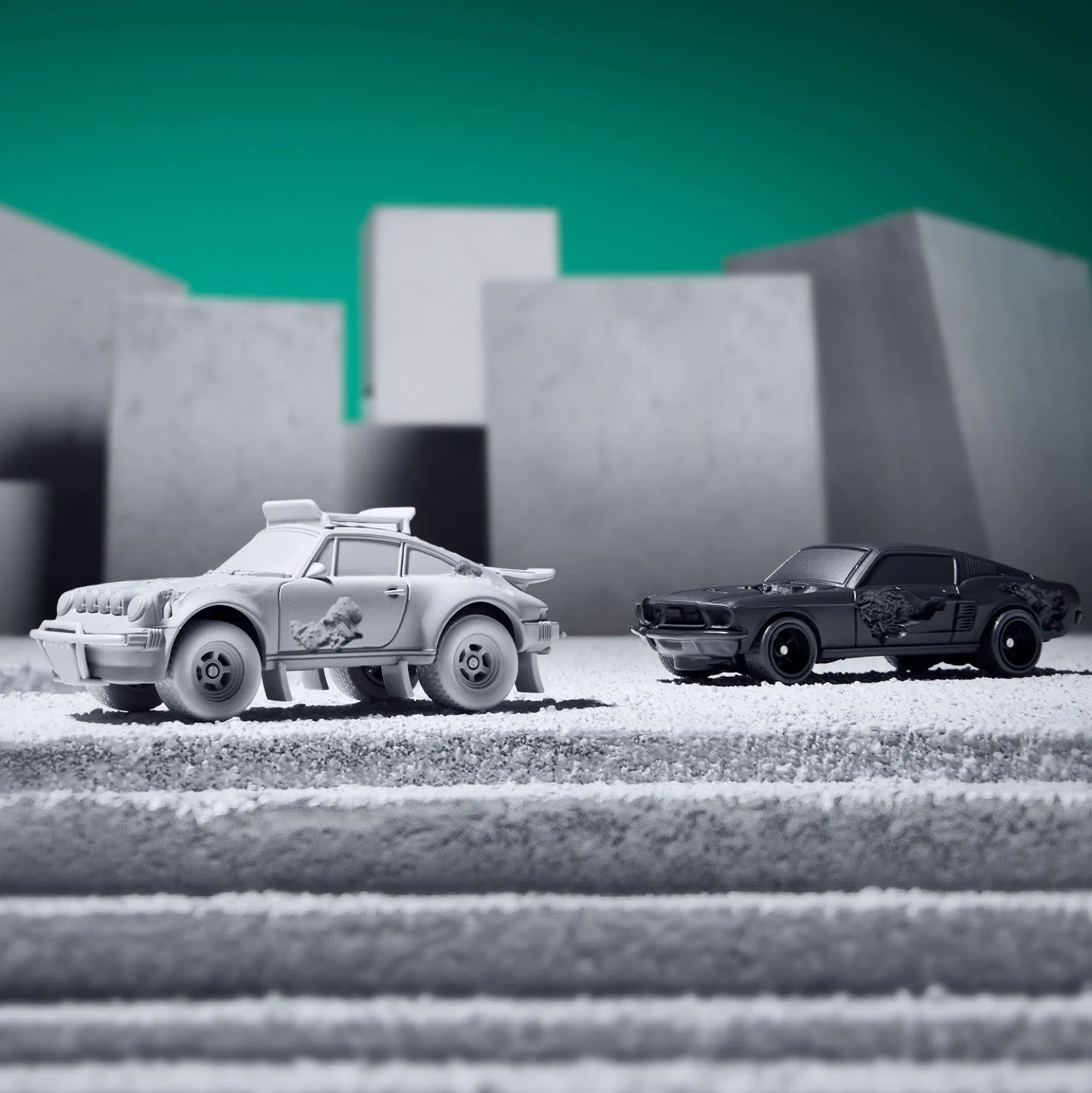 Hot Wheels x Daniel Arsham Eroded Porsche Safari