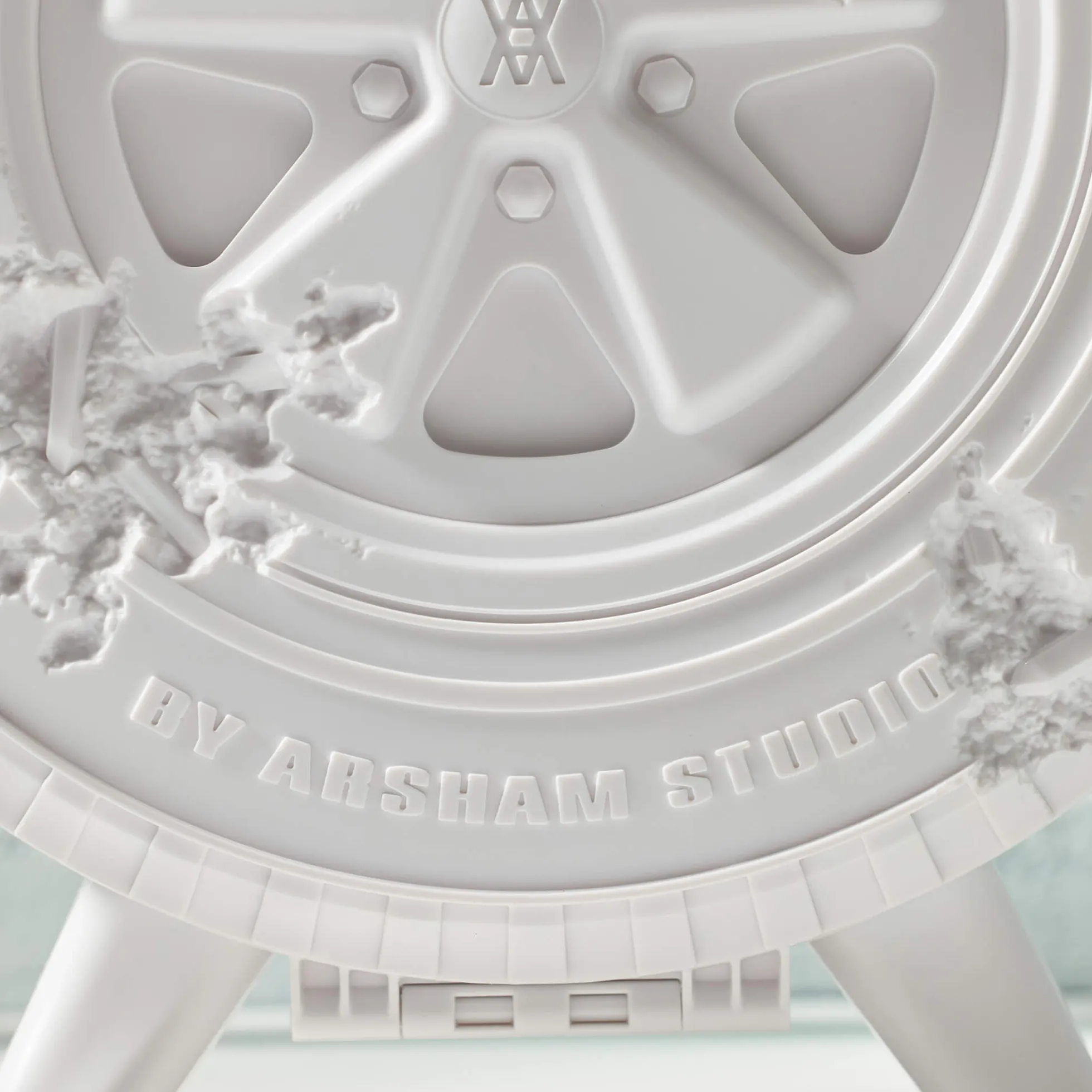 Hot Wheels x Daniel Arsham Eroded Porsche 930 and Rally Case