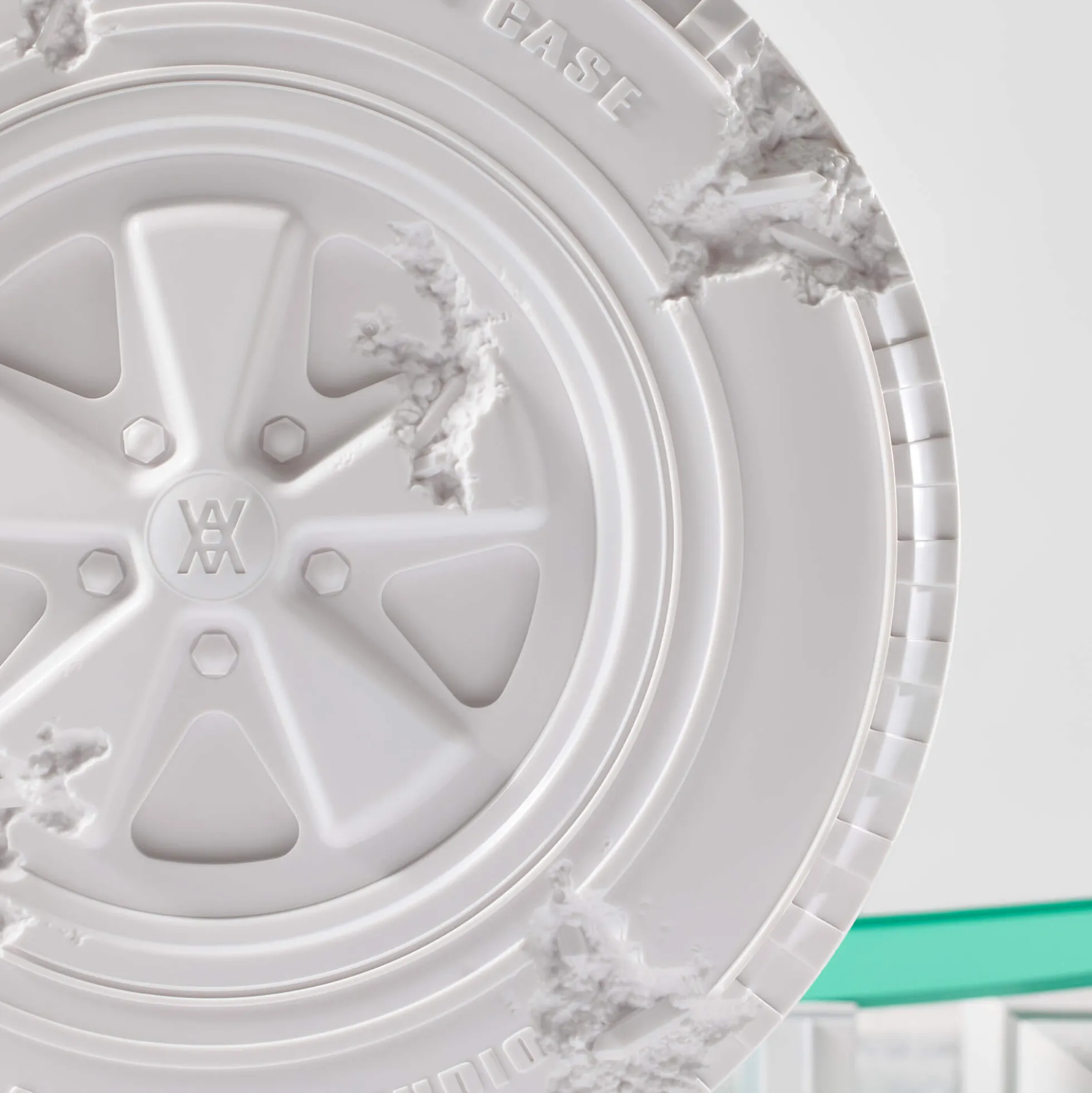 Hot Wheels x Daniel Arsham Eroded Porsche 930 and Rally Case