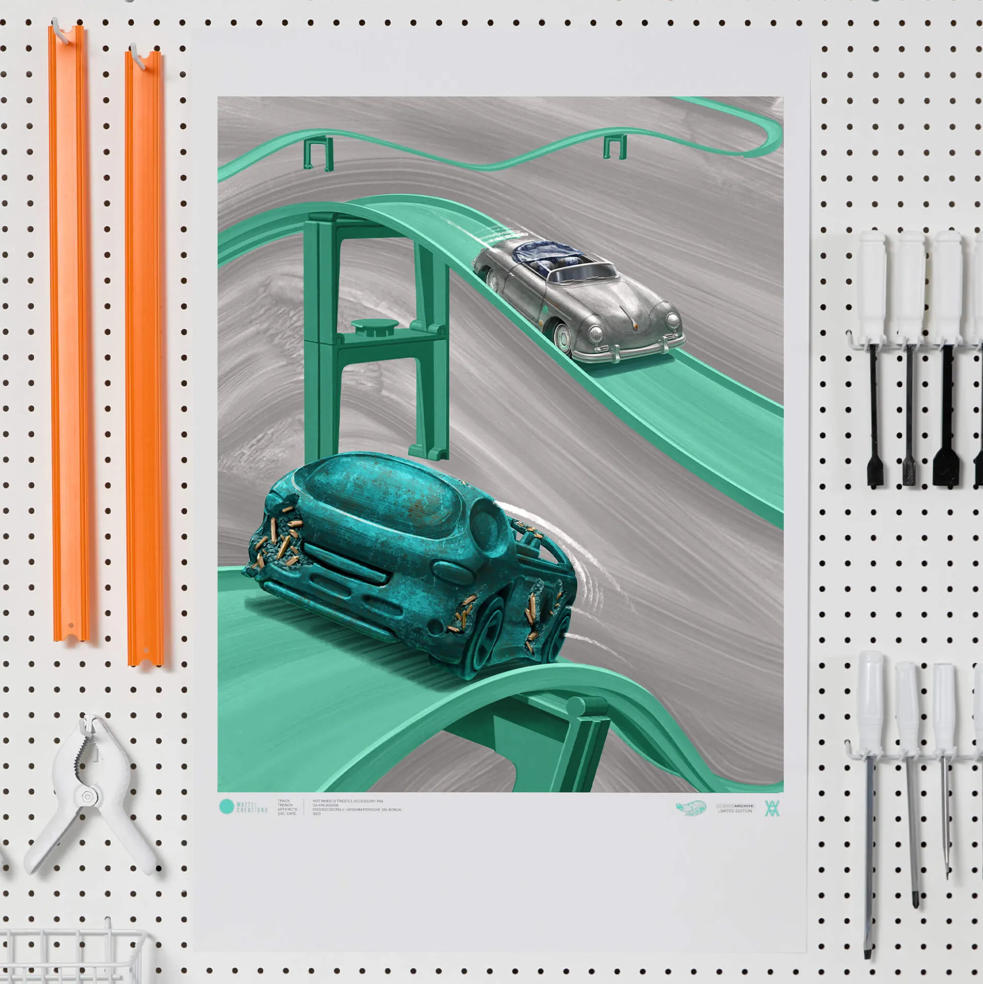 Hot Wheels x Daniel Arsham Legends Archive Lap 2 Poster