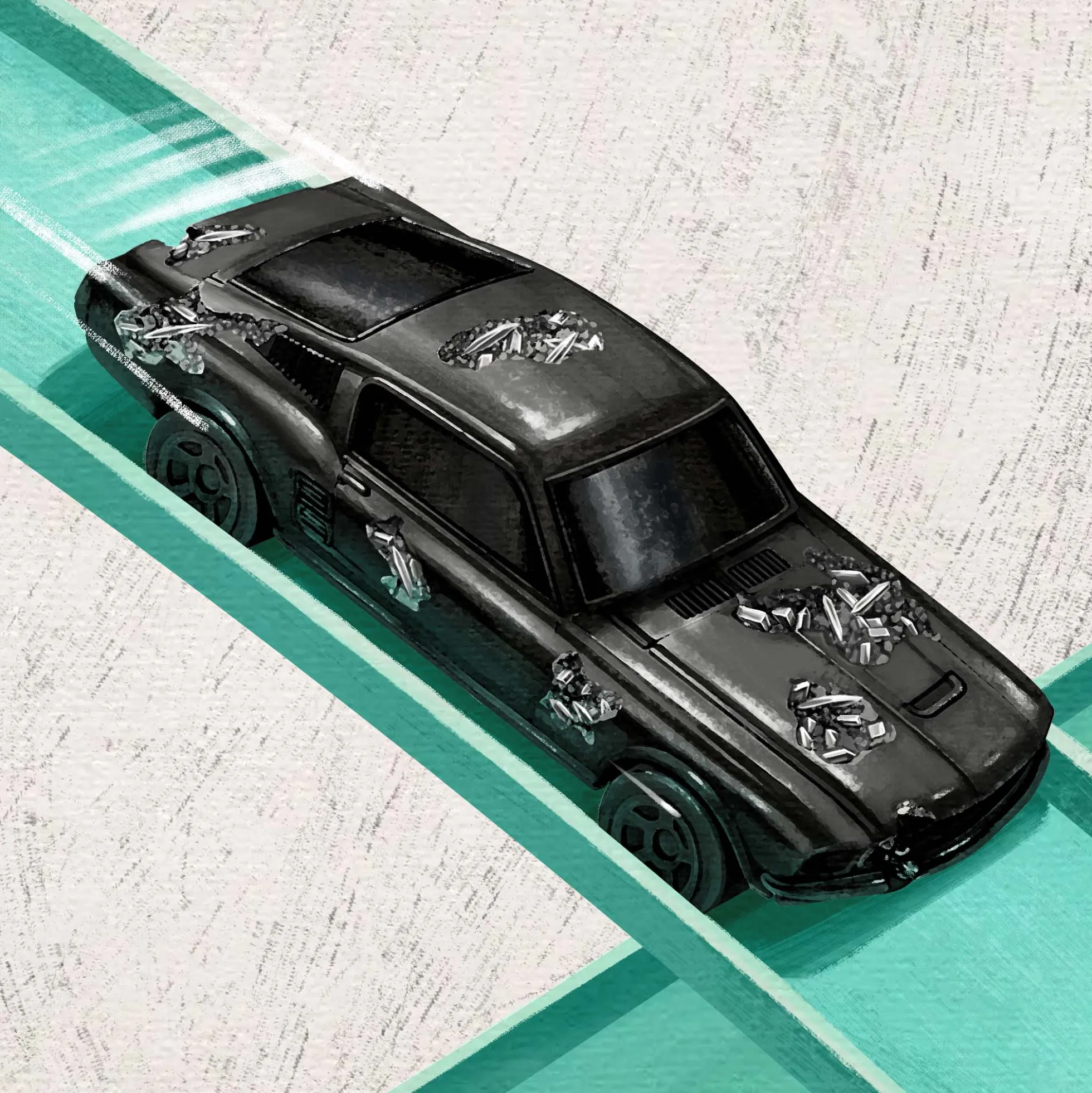 Hot Wheels x Daniel Arsham Legends Archive Lap 4 Poster