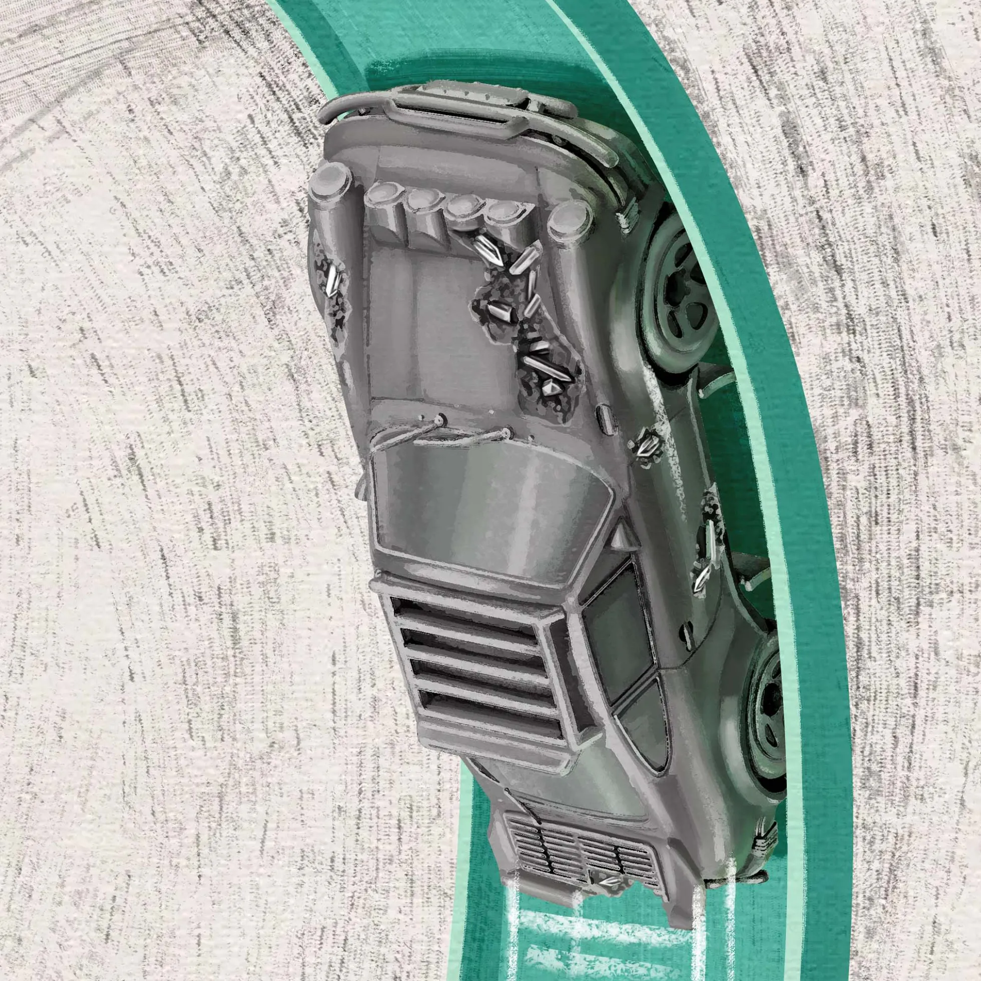Hot Wheels x Daniel Arsham Legends Archive Lap 4 Poster