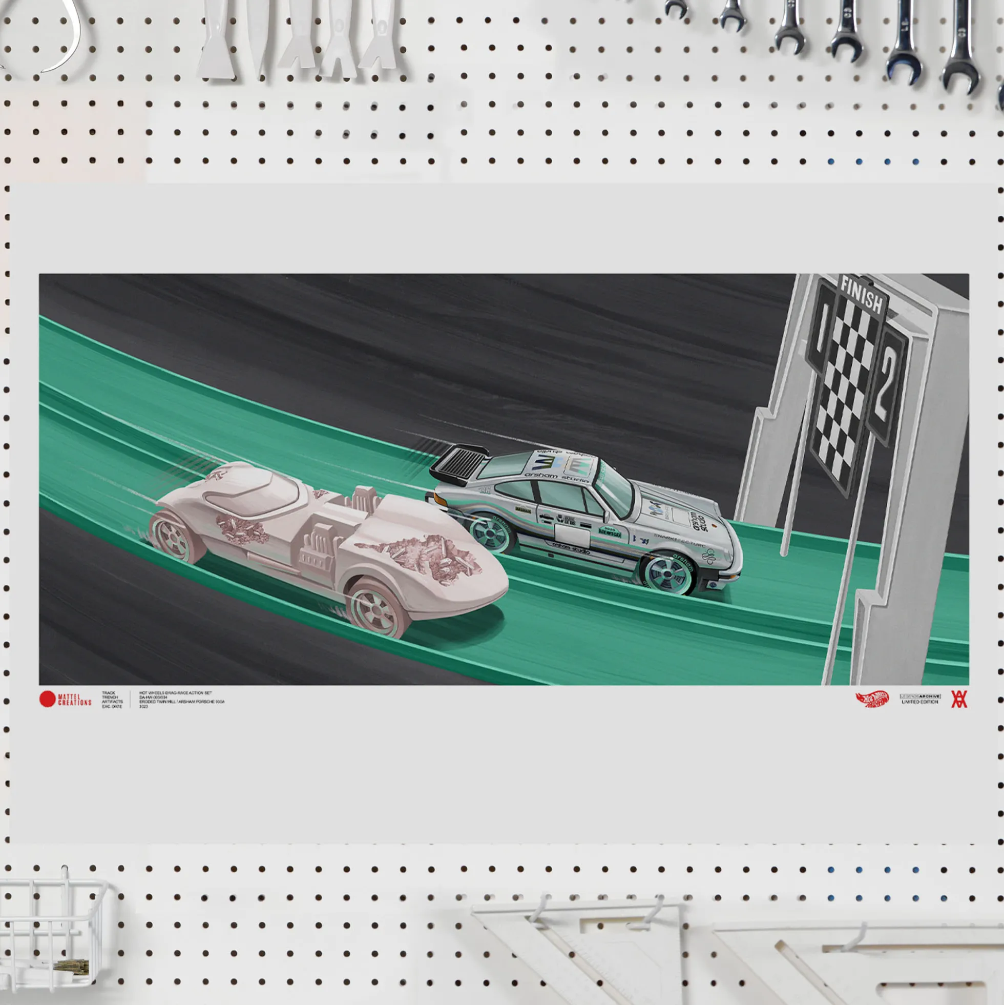 Hot Wheels x Daniel Arsham Legends Archive Lap 3 Poster