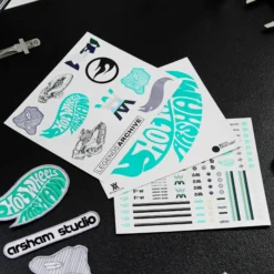 Hot Wheels x Daniel Arsham Patches & Sticker Set
