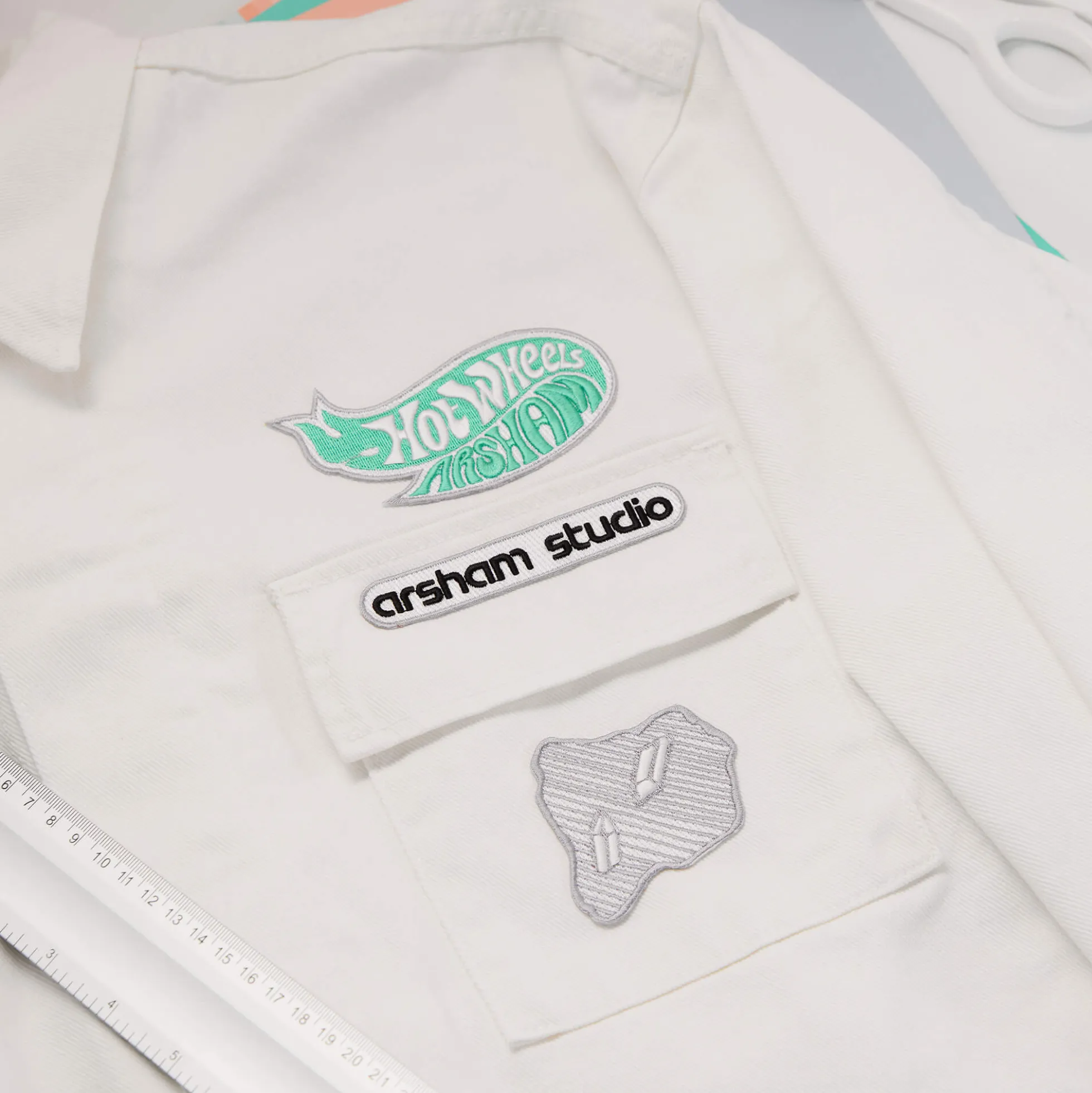 Hot Wheels x Daniel Arsham Patches & Sticker Set