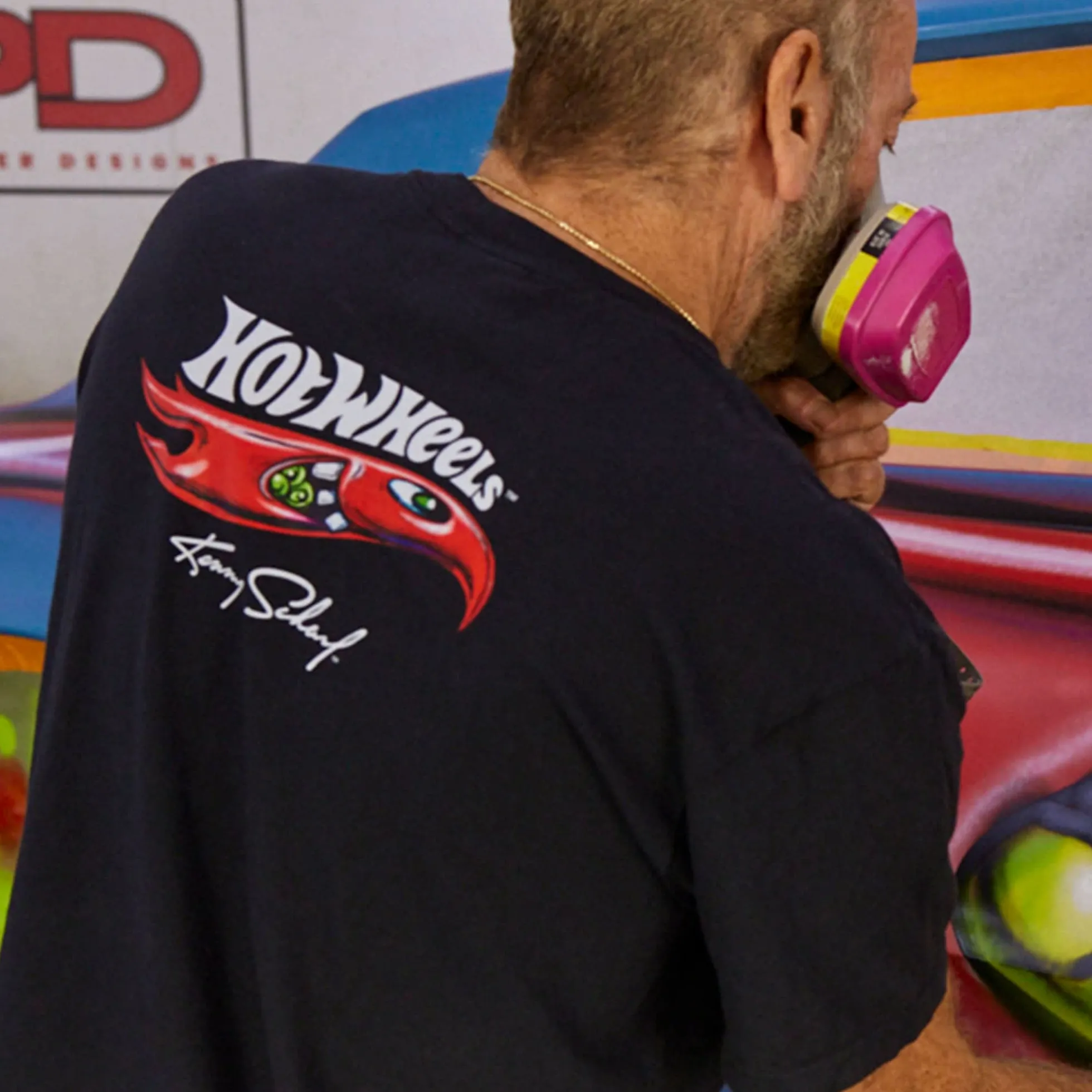 Hot Wheels x Kenny Scharf Black T-Shirt
