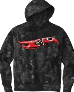 Hot Wheels x Kenny Scharf Black Tie Dye Hoodie