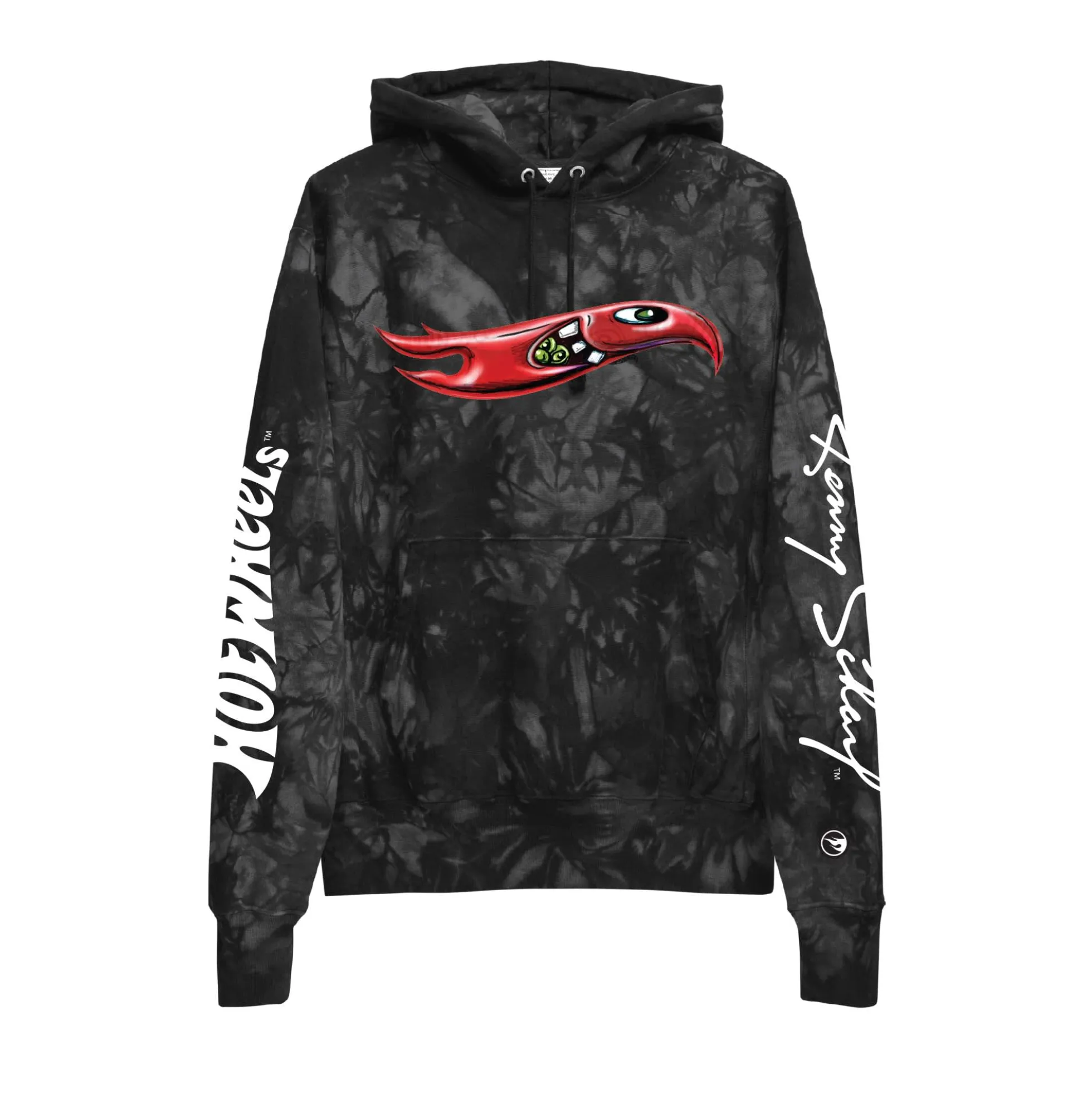 Hot Wheels x Kenny Scharf Black Tie Dye Hoodie