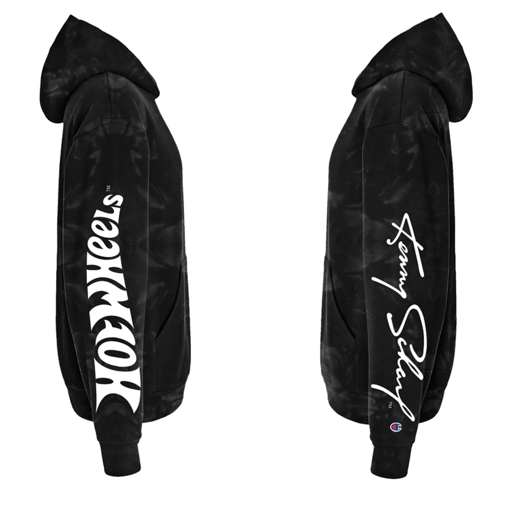Hot Wheels x Kenny Scharf Black Tie Dye Hoodie