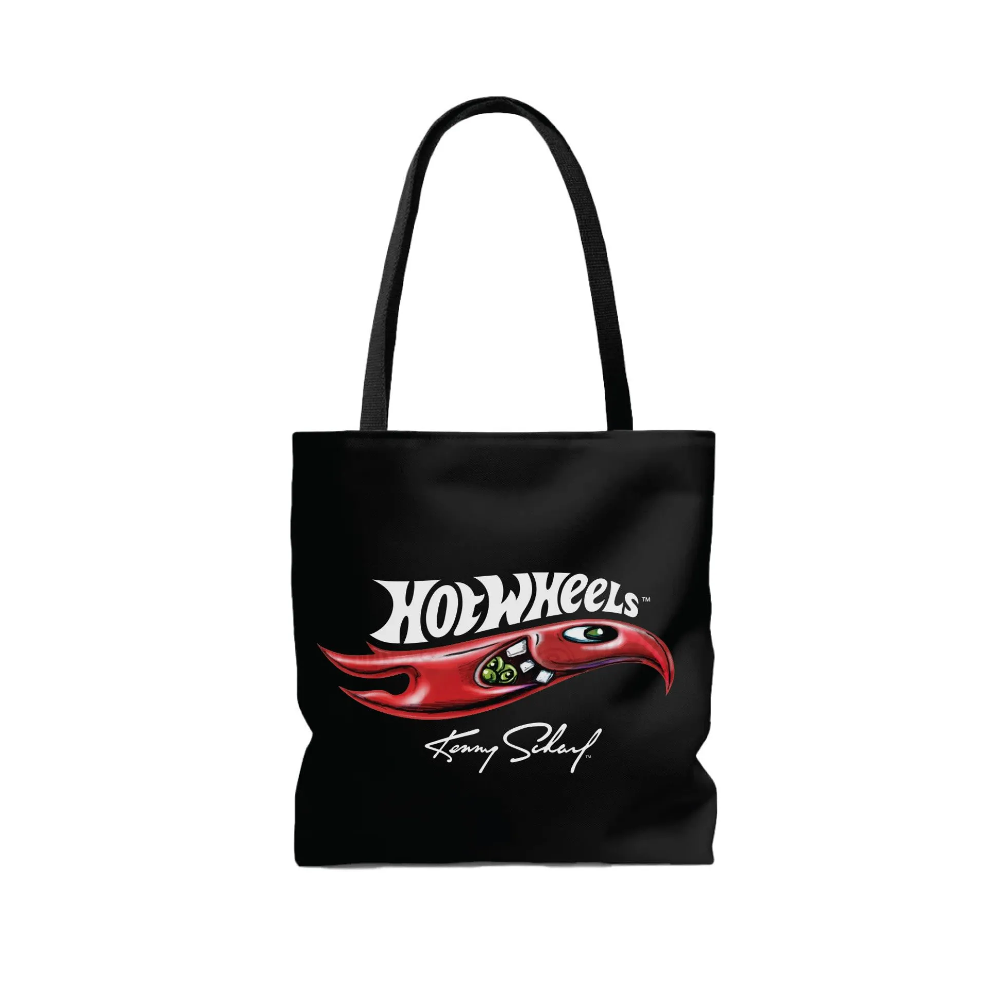 Hot Wheels x Kenny Scharf Black Tote Bag