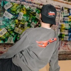 Hot Wheels x Kenny Scharf Black Embroidered Dad Hat