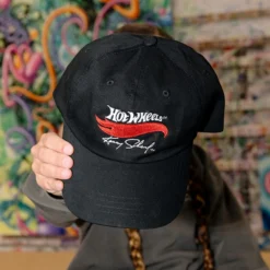 Hot Wheels x Kenny Scharf Black Embroidered Dad Hat