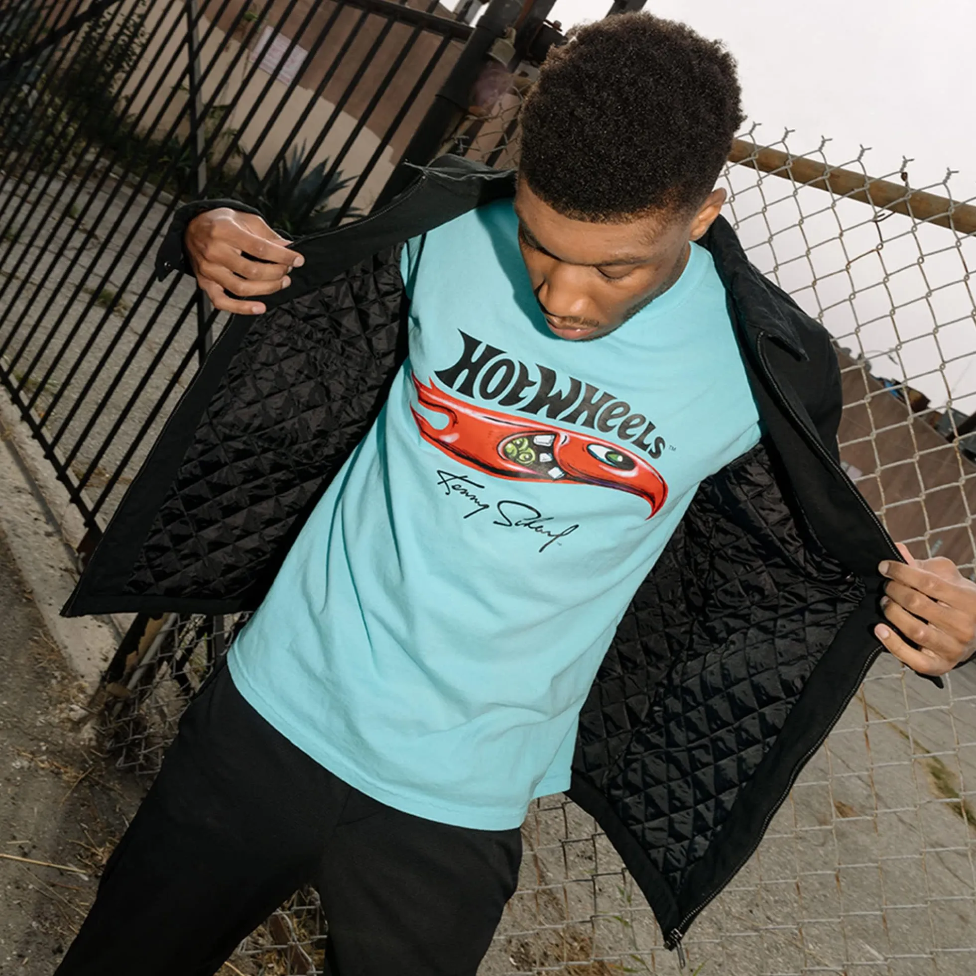 Hot Wheels x Kenny Scharf Blue T-Shirt
