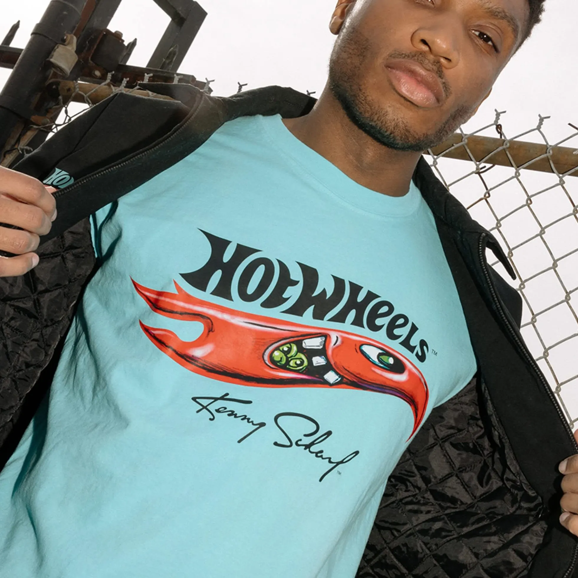 Hot Wheels x Kenny Scharf Blue T-Shirt